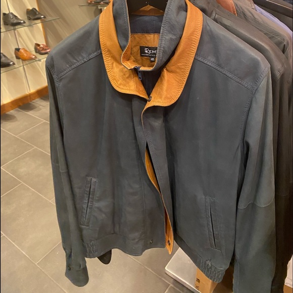 Johnston & Murphy 100% lambskin leather jacket - Picture 13 of 16